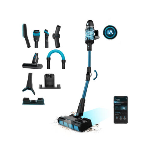Ηλεκτρική Σκούπα 4 σε 1 Χωρίς Σακούλα Cecotec Conga RockStar 3000 Advance ErgoWet Connected IA CEC-05776