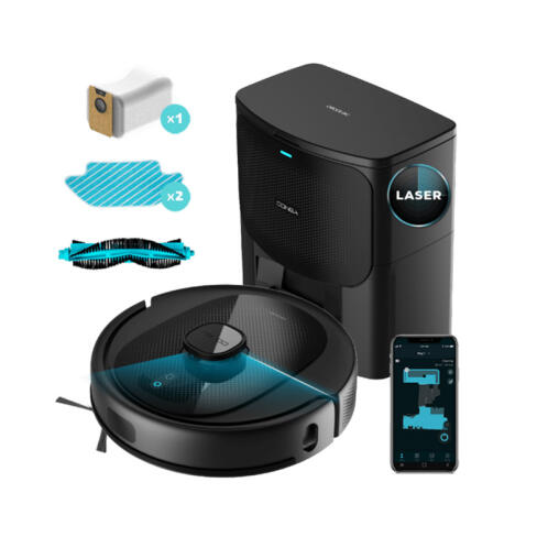 Cecotec Σκούπα Ρομπότ 4 σε 1 με Βάση Αυτόματου Καθαρισμού Conga 7490 Immortal Home X-Treme CEC-08070