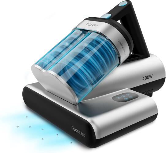 Cecotec Ηλεκτρική Σκούπα για Στρώματα & Ταπετσαρίες 400 W Ασημί