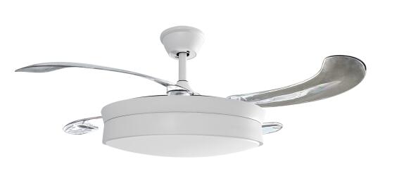 IQ Ανεμιστήρας Οροφής με Φως και Τηλεχειριστήριο CF-1406 Λευκός