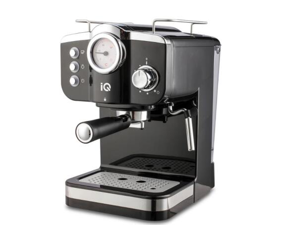 IQ Μηχανή Espresso 1100W Πίεσης 20bar Μαύρη CM-175
