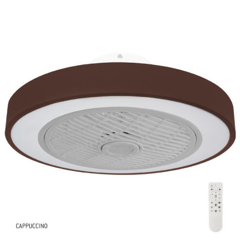 Gruppe Ανεμιστήρας Οροφής Cappuccino με Φως & Τηλεχειριστήριο CMBF-FS6008 DC MOTOR