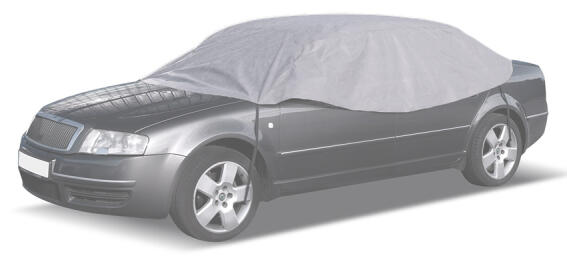 CARPASSION κουκούλα αυτοκινήτου CP58137 265x125x68cm γκρι