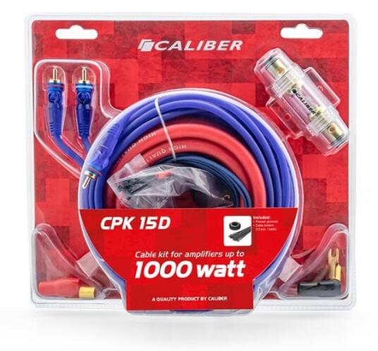 CALIBER CABLE SET 15mm – 1000 Watt
