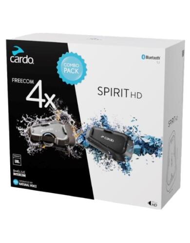 Cardo Ενδοεπικοινωνία Διπλή για Κράνος Μηχανής με Bluetooth Freecom 4x Spirit