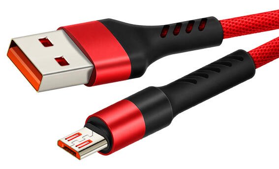 CABLETIME καλώδιο micro USB σε USB CT-C165-P05 2.4A 480Mbps 1m κόκκινο