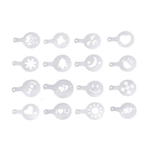 Φόρμες για Latte Αrt - Σετ 16 Τεμαχίων SPM Coffee_Duster