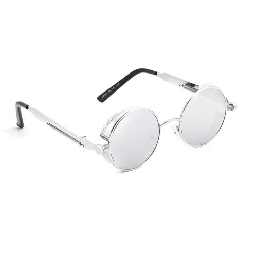 Στρογγυλά Ρετρό Unisex Γυαλιά Ηλίου Χρώματος Ασημί SPM DB3628