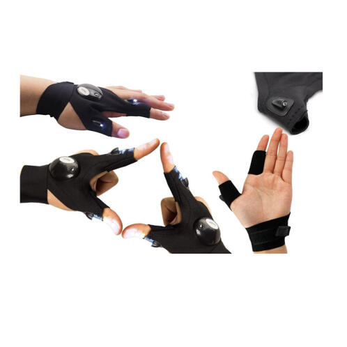 Γάντι Δύο Δακτύλων με Δύο Φακούς LED Δεξί SPM DB4987