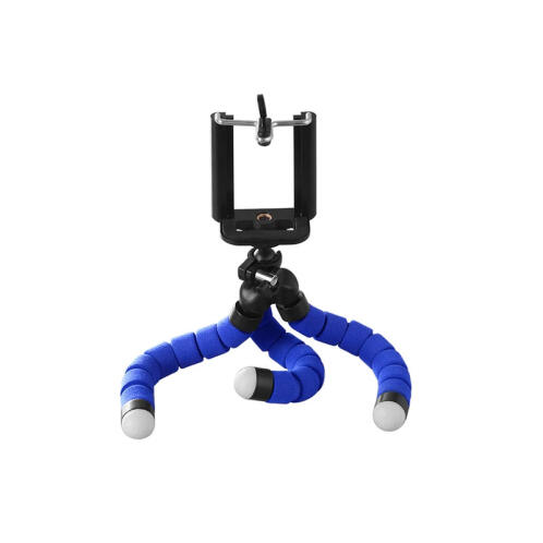 Τρίποδο Χταπόδι με Βάση Στήριξης Κινητού / Κάμερας Χρώματος Μπλε SPM DB7988