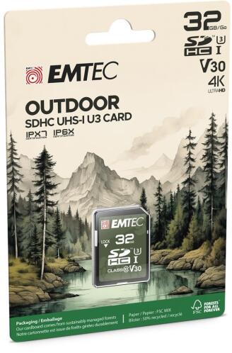 P/C EMTEC SD 32GB UHS-I U3 V30 OUTDOOR