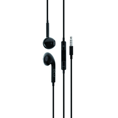 DCU ΑΚΟΥΣΤΙΚΑ JACK 3,5mm STEREO ΜΑΥΡΟ