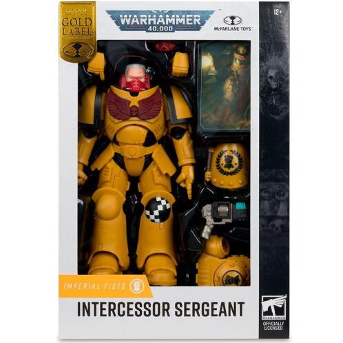 FIG MCFARLANE WARHAMMER 40K ASSAULT INTERCESSOR SERGEANT IMPERIAL FIST 18CM