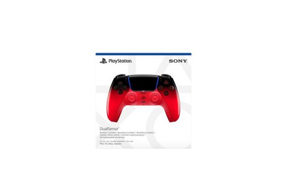 PS5 SONY DUALSENSE WIRELESS CONTROLLER HYPERPOP TECHNO RED