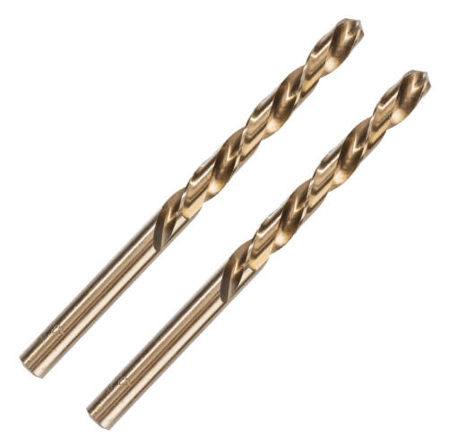 DELI σετ τρυπάνια DH-MHZ020-E2 για μέταλλο M35 HSS 5% κοβαλτίου DIN 388 2x49mm κυλινδρικό 2τμχ