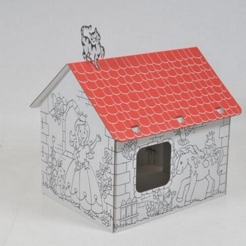 Annahouse Red Roof Princess by Allocacoc – Σπιτάκι από χαρτόνι με κόκκινη στέγη