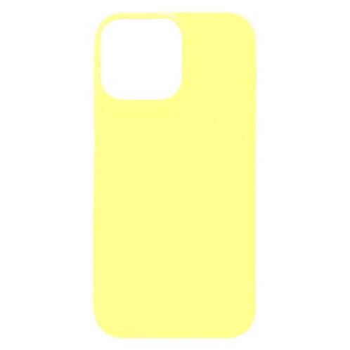 Θήκη Soft TPU inos Apple iPhone 13 Pro Max S-Cover Κίτρινο