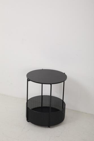 Dimo 45383 Τραπεζάκι Μεταλλικό MDF Ø41x45cm