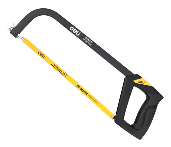 DELI πριόνι σιδήρου/ξύλου DL353012 με εργονομική λαβή 300mm 24 TPI