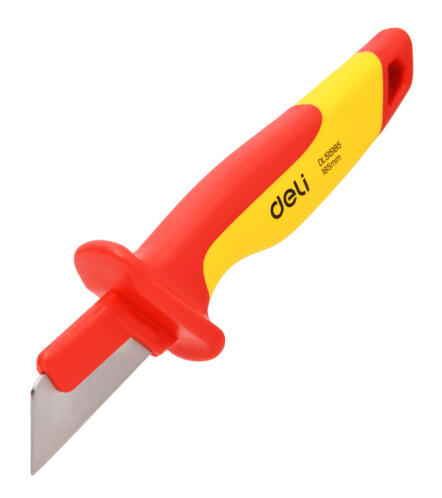 DELI μαχαίρι ηλεκτρολόγου DL515185 αντιολισθητική λαβή VDE 1000V 185mm