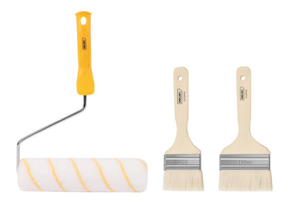 DELI σετ βαφής DL528003 ρολό με λαβή/2x πινέλα 230mm 50/100mm 3τμχ