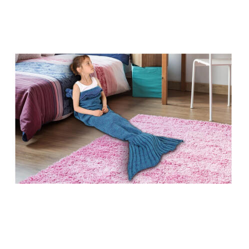 Παιδική Πλεκτή Κουβέρτα Γοργόνα 140 x 70 cm SPM DYN-5056113204144