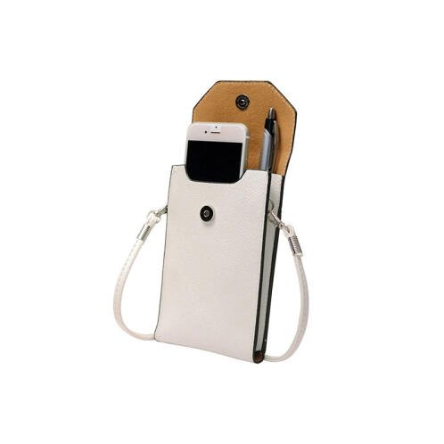 SPM Τσάντα - Θήκη Κινητού Cross Body Χρώματος Λευκό DYN-5056113221745
