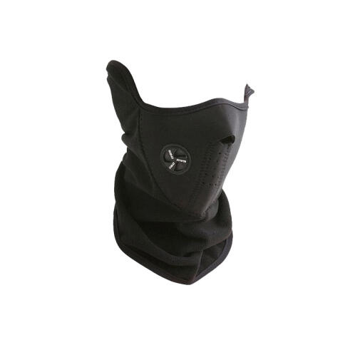 SPM DYN-Mask BLACK Αντιανεμική Μάσκα Προσώπου Neoprene Fleece με Ρυθμιζόμενη Εισροή Αέρα Χρώματος Μαύρο