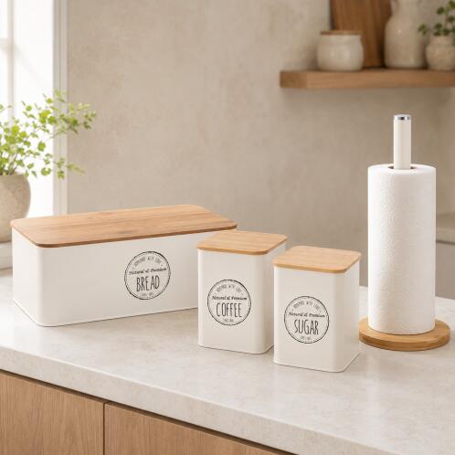 ORIANA FERELLI ΣΕΤ 4τεμ. ΣΚΕΥΗ ΚΟΥΖΙΝΑΣ KITCHEN TREND/BEIGE