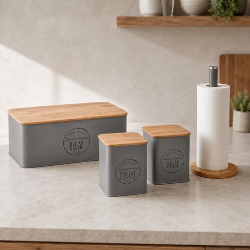 ORIANA FERELLI ΣΕΤ 4τεμ. ΣΚΕΥΗ ΚΟΥΖΙΝΑΣ KITCHEN TREND/GREY