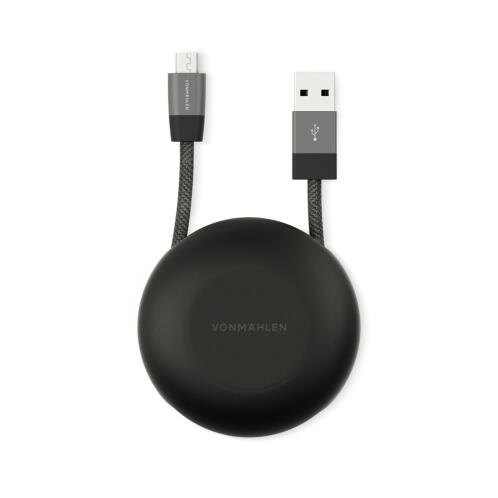Vonmählen Premium Cable USB-A to microUSB The Luxury Cable Καλώδιο δεδομένων – Black