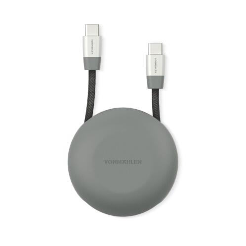 Vonmählen Premium Cable USB-C to USB-C The Luxury Cable Καλώδιο δεδομένων – Silver
