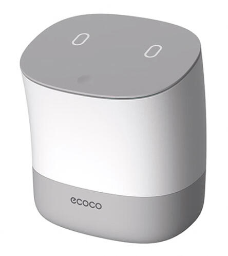 ECOCO μίνι κάδος απορριμμάτων E2241 με σακούλες επιτραπέζιος 1.5lt λευκός