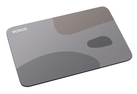 ECOCO πατάκι μπάνιου/κουζίνας E24005 αντιολισθητικό 40x60cm γκρι