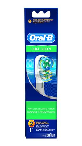 Oral-B Ανταλλακτικές Κεφαλές Dual Clean 2τμχ
