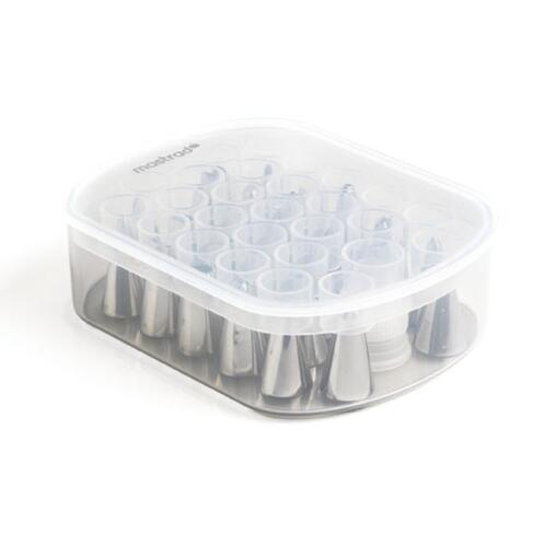 Mastrad Μύτες Ανοξείδωτες για Κορνέ & Προσαρμοστής Σετ 26τεμ.