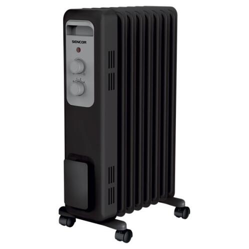 Sencor Ηλεκτρικό Καλοριφέρ Λαδιού Μαύρο 7 φέτες SOH 3307BK