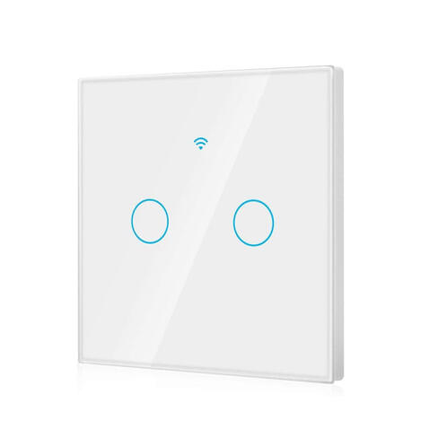 Rovo  Χωνευτός Διακόπτης Τοίχου Wi-Fi Smart Switch για Έλεγχο Φωτισμού με Δύο Πλήκτρα ΑφήςFN2C