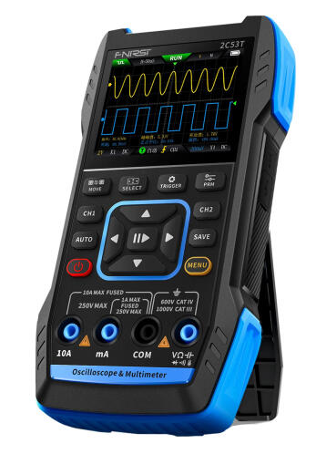 FNIRSI 3 σε 1 παλμογράφος/πολύμετρο/signal generator χειρός 2C53T επαναφορτιζόμενο