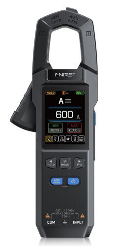 FNIRSI ψηφιακή αμπεροτσιμπίδα/πολύμετρο DMC-100 600A AC/DC NCV True RMS επαναφορτιζόμενη