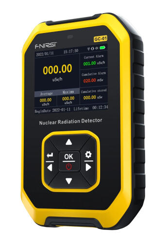FNIRSI ψηφιακός μετρητής ακτινοβολίας GC-01 β/γ/Χ ακτίνες επαναφορτιζόμενος