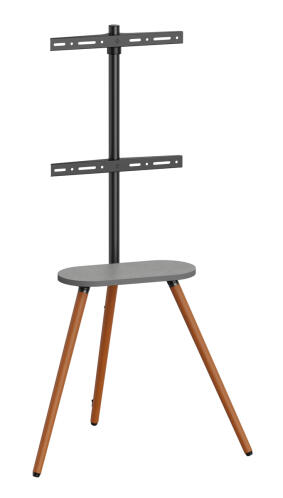 BRATECK βάση δαπέδου FS28-44F-04 για τηλεόραση 43-65" έως 35kg με ράφι