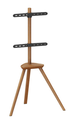 BRATECK βάση δαπέδου FS35-44F-02 για τηλεόραση 45-65" έως 40kg με ράφι