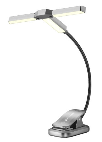 GLOCUSENT LED φακός διαβάσματος GLCSNTA2301 επαναφορτιζόμενος έως 50lm γκρι