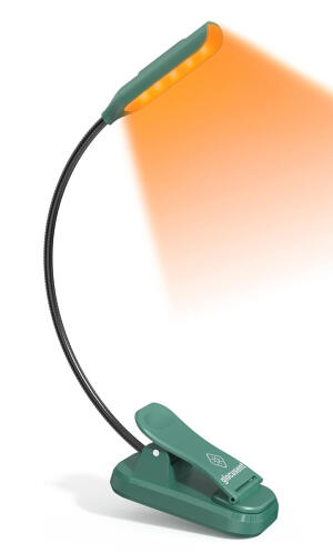 Glocusent LED Φακός Διαβάσματος GLCSNTBL102G Επαναφορτιζόμενος Έως 45lm Πράσινος