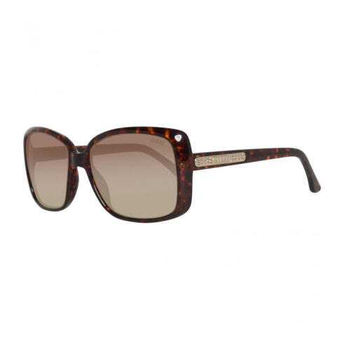 Γυναικεία Γυαλιά Ηλίου με Πλαστικό Σκελετό και Φακούς Ντεγκραντέ Χρώματος Καφέ Guess GU7336-52F-58