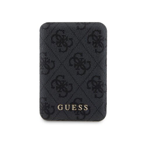 Guess 4G Leather Metal Logo Magsafe Powerbank 5000mAh 15W - Black