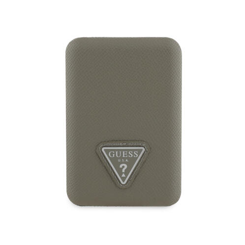 Guess Grained Triangle Logo Magsafe Powerbank 5000mAh 15W (Brown - GUPB5FPGTSPSW)