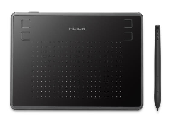 HUION pen tablet H430P 4.8 x 3" battery-free pen 4 πλήκτρα μαύρο