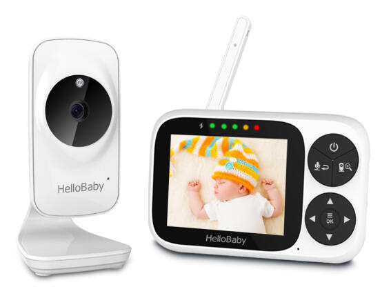 HELLOBABY ενδοεπικοινωνία μωρού HB2033 με κάμερα & οθόνη 3.2" 720p